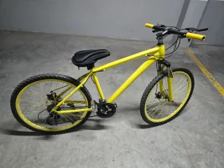Bicicleta de Montaña Amarilla