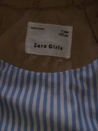 Gabardina niña Zara Girls 7 años