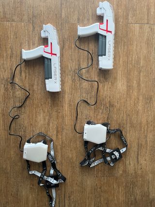 Laser X Pistolas y Chalecos