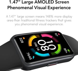 HONOR Band 6 - Pantalla AMOLED a Color 1,47", 10 M