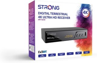 STRONG Decodificador TDT 4K UHD|DVB-T2|Pantalla|Co