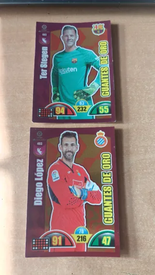 Cartas Adrenalyn 2017-2018: Ter Stegen y Diego