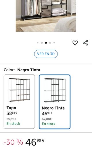 SONGMICS Armario, Perchero, Guardarropa