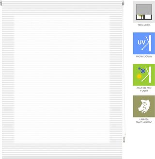 Blindecor Iris | Estor Enrollable Traslúcido Rayad