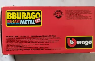 Coche miniatura Fiat Uno Rally NUEVO