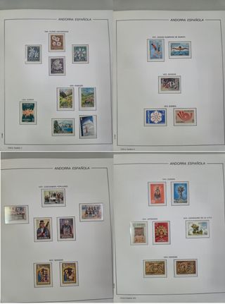 Álbum Sellos Andorra Española