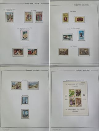 Álbum Sellos Andorra Española