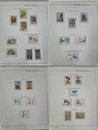 Álbum Sellos Andorra Española