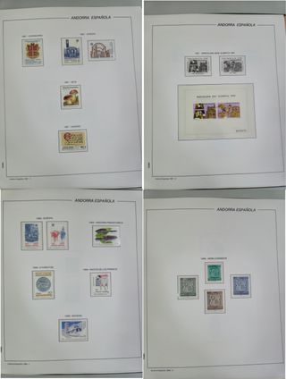 Álbum Sellos Andorra Española