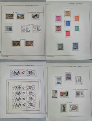 Álbum Sellos Andorra Española
