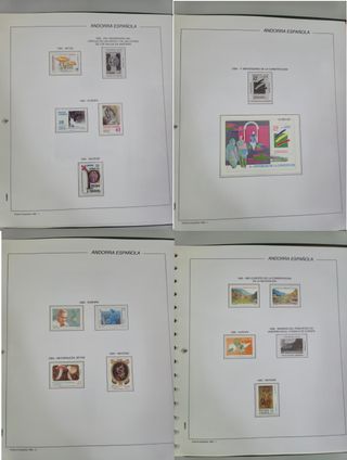 Álbum Sellos Andorra Española