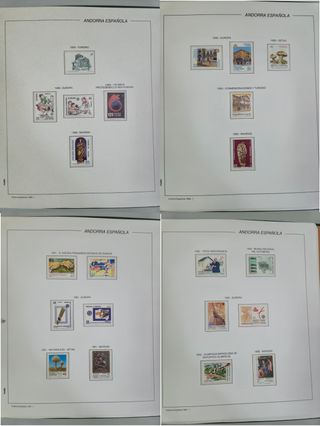 Álbum Sellos Andorra Española