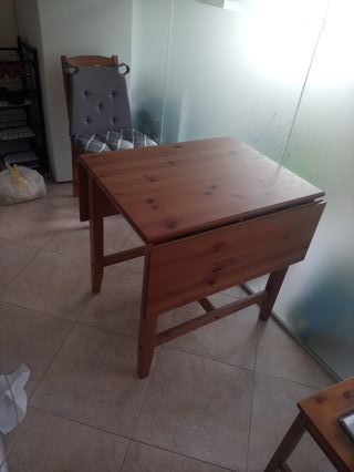 Mesa extensible madera 3 medidas