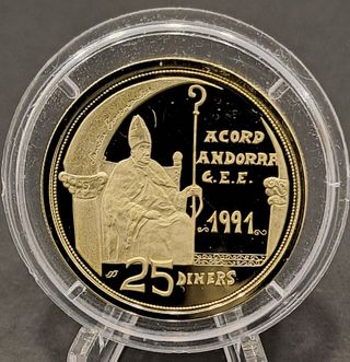 25 Diners oro Andorra 1992