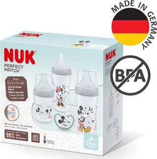 Set de biberones Perfect Match de NUK | +0-6 meses