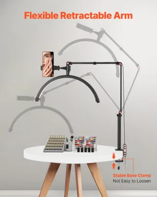 Lampada da Tavolo per Unghie con Pinza da 20 W