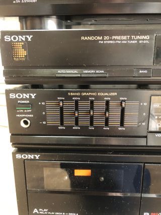 Minicadena Sony DXA-D7 Negra