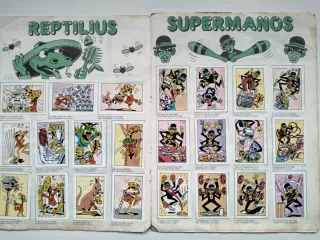 Álbum Cromos Horribles Familias Fher 1982