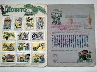 Álbum Cromos Horribles Familias Fher 1982