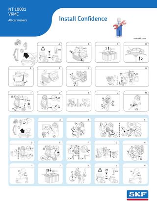 SKF VKMC 01250-2 Kit de distribución con bomba de