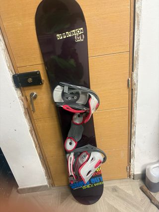 Tabla de Snowboard Negra