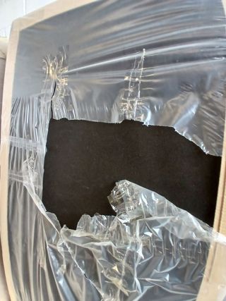 Base Tapizada Sin Patas con Tejido 3D 90x200 cm