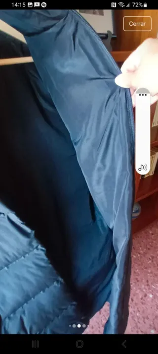 Chaleco plumifero Zara negro