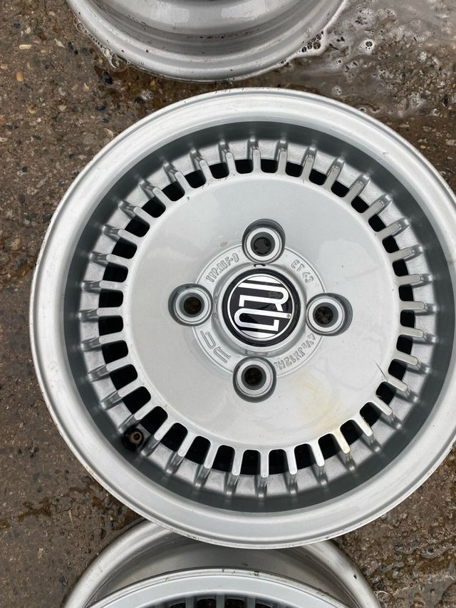 4 Llantas Mini 12” Aluminio