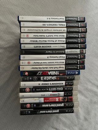 Lote Videojuegos PS2, PS3 y PS4