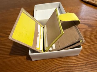 Portafoglio Felda Beige e Giallo