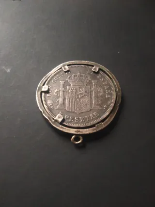 Moneda 5 Pesetas Plata Alfonso XIII 1894