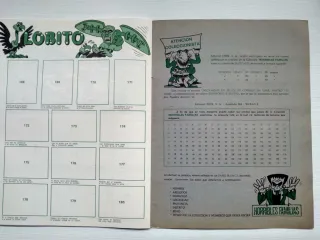 Álbum Cromos Vacío Horribles Familias 1982