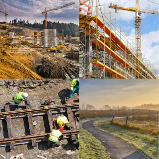 Treppiede in Alluminio da 1,65m + Staffa Livellata