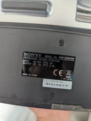 Altavoz Sony para iPhone/iPod/iPad