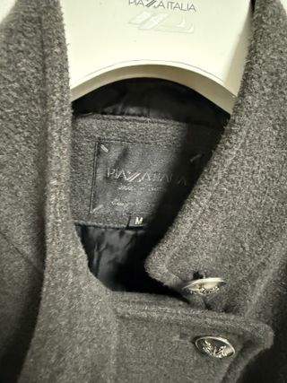 Cappotto Piazza Italia Grigio Taglia M