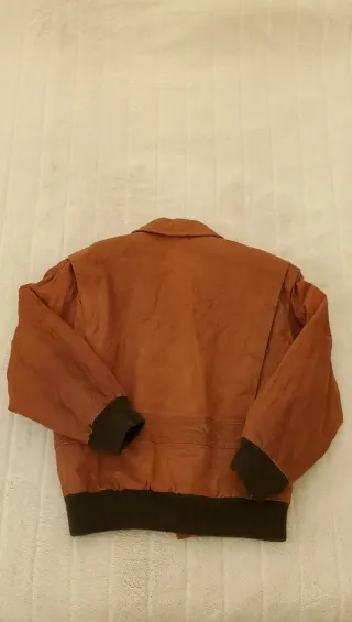 Bomber Polmar vintage pelle suina marrone