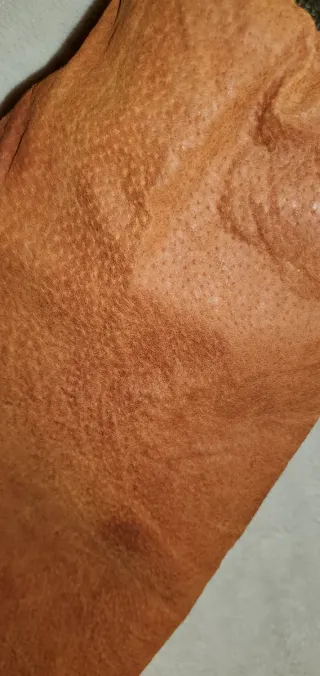 Bomber Polmar vintage pelle suina marrone