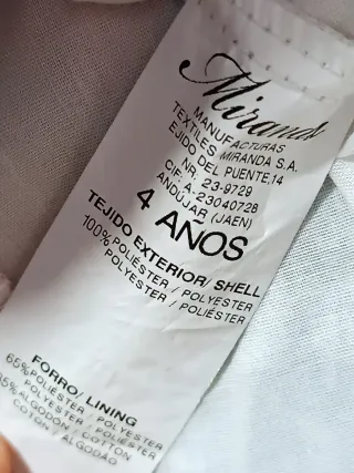 Vestido celebración Miranda niña talla 5