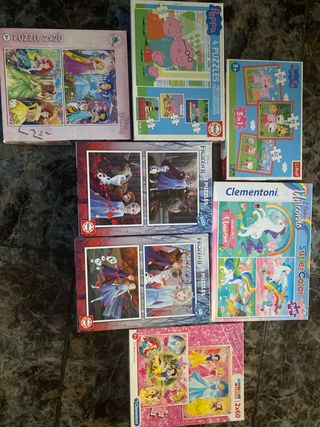 Puzzles Disney Peppa Pig y Princesas Frozen