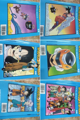 Dragon Ball Serie Azul y Amarilla