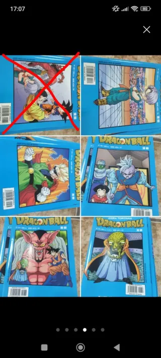 Dragon Ball Serie Azul y Amarilla