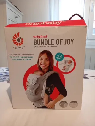 Mochila Ergobaby estrellas gris