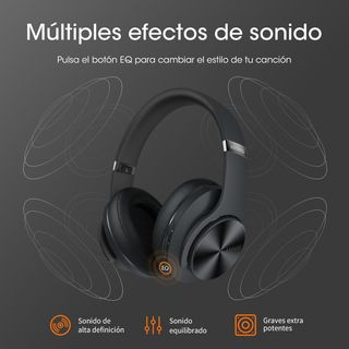 DOQAUS Auriculares Inalámbricos Bluetooth,3 Modos