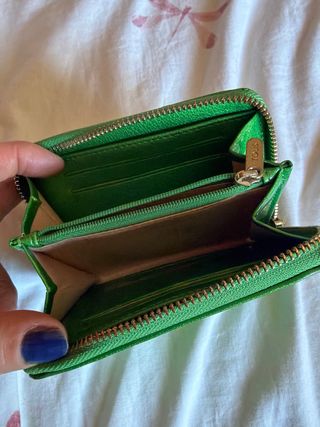 Monedero Tous verde brillante