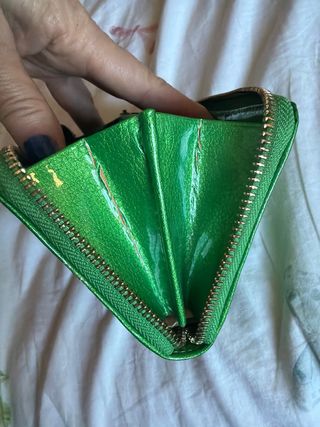 Monedero Tous verde brillante