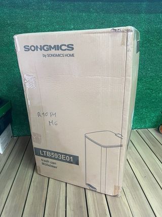 Cubo Basura SONGMICS 30L Acero Inoxidable