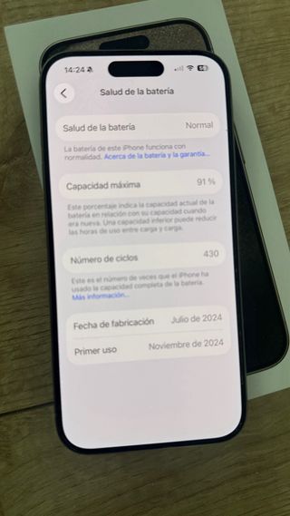 iPhone 15 Pro Plata 2024