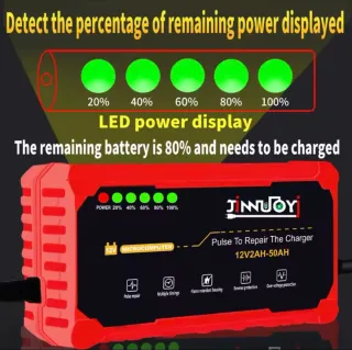 Cargador Batería Coche 12V JINNUOY