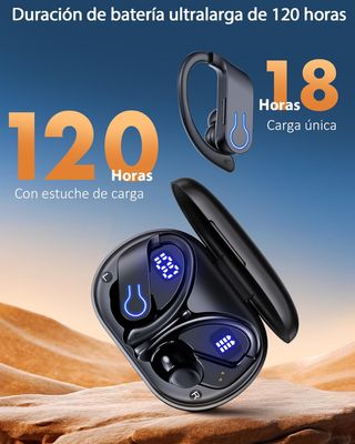 EUQQ Auriculares Inalambricos Bluetooth Deportivos