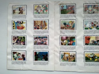 Álbum Cromos Pinocchio Walt Disney 1974